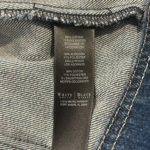 WHBM Embellished Denim Jacket, Size 2 - Picture 11 of 14